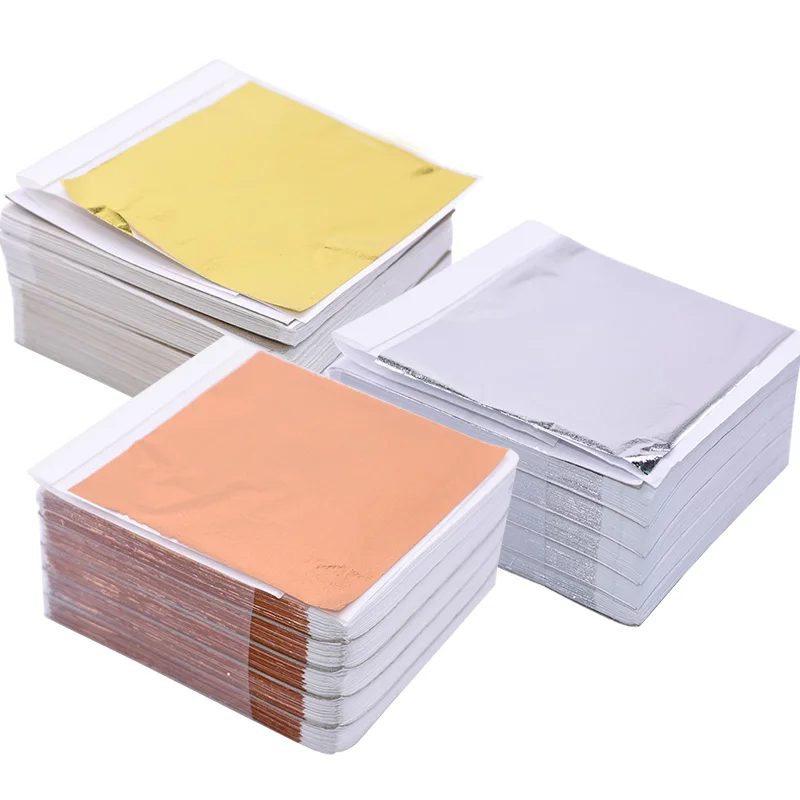 Nail Foil Transfer - 100 stuks imitatie goud zilver koperfolie