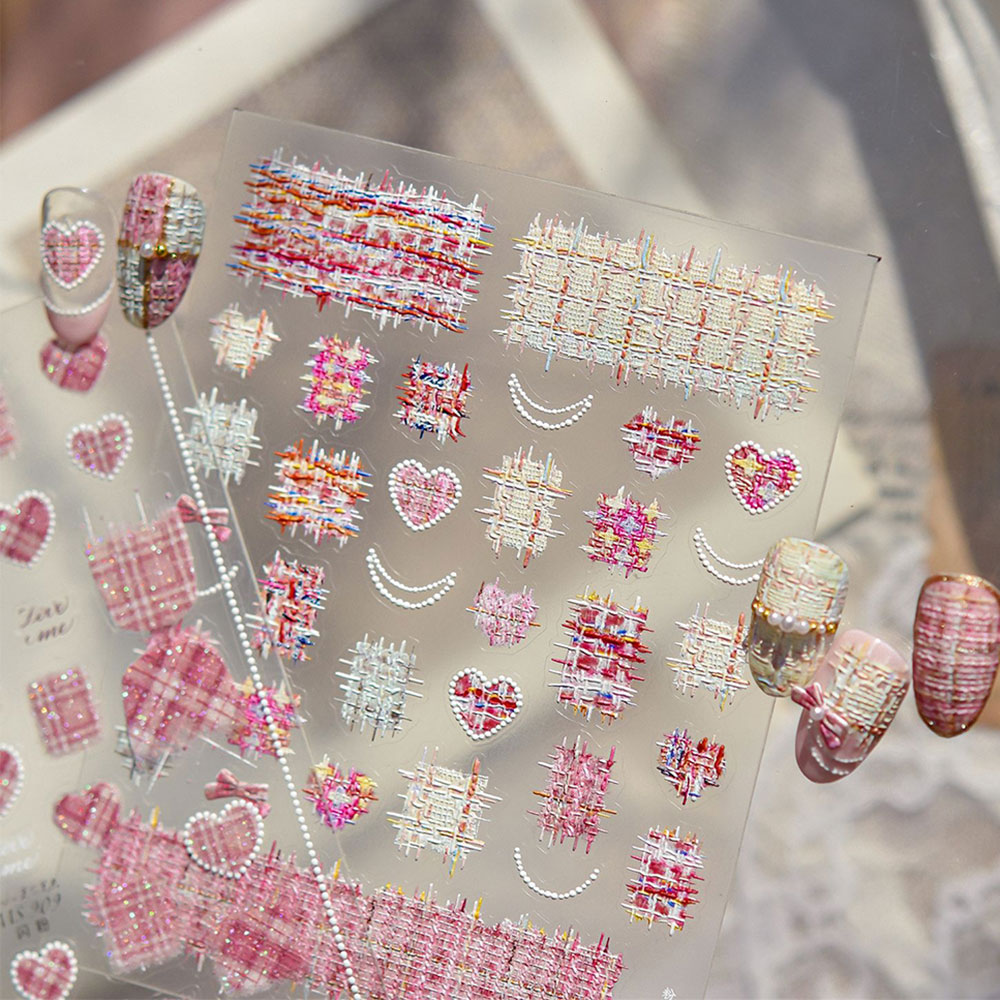 Nail Art Valentines Day - 1 stks 5D Relief Liefde Horen