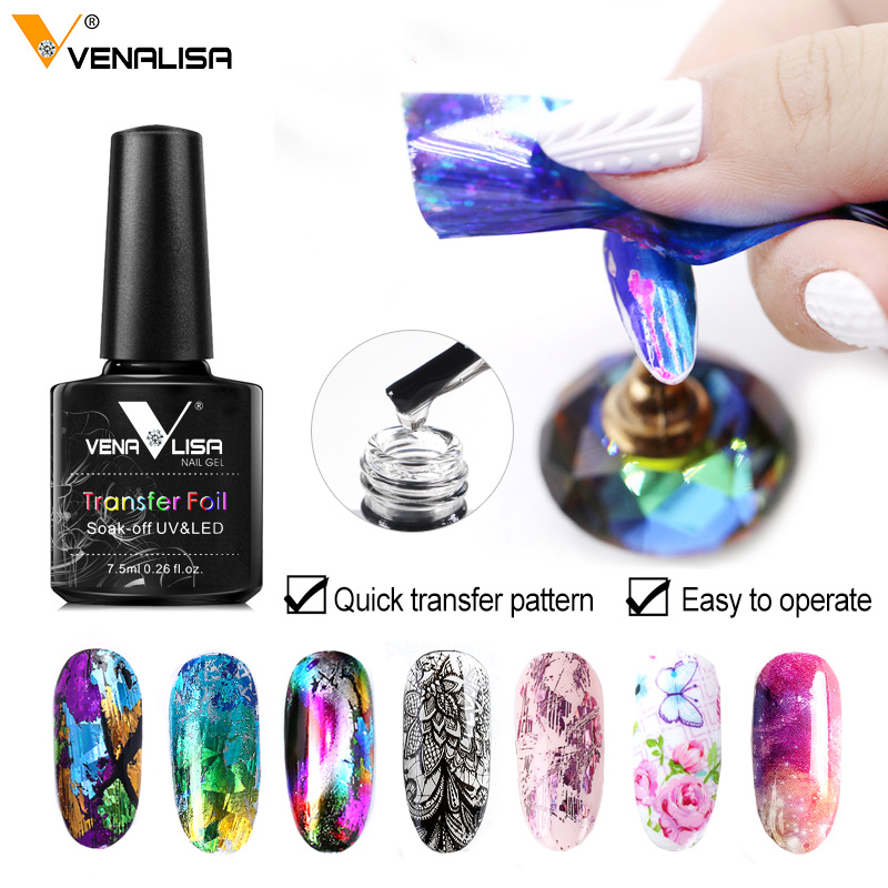 Nail Foil Transfer - Venalisa 7.5 ml Transfer Folie Gel