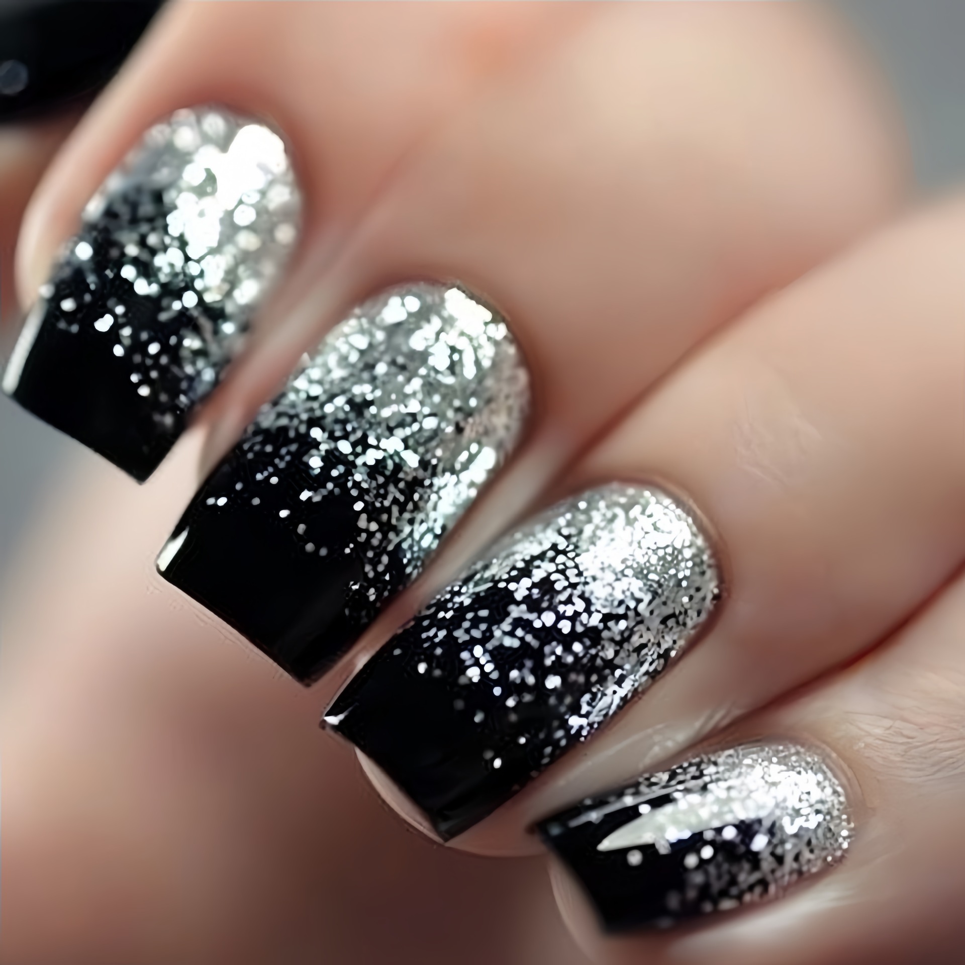 Nail Art Design - Kort Medium nepnagels Gradiënt bruin rood