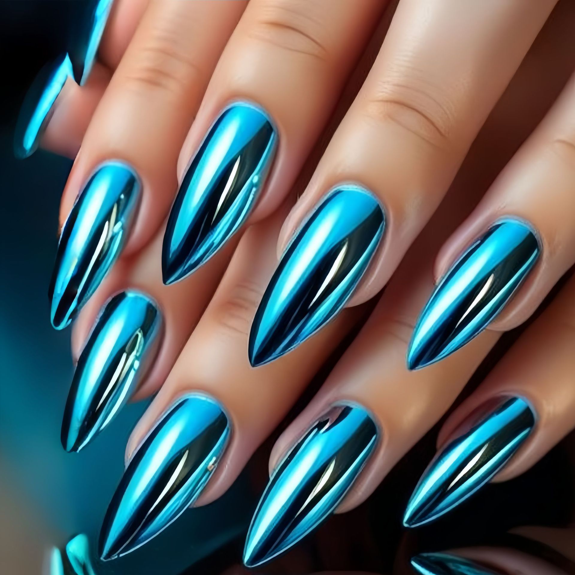 Nail Art Glossy - Medium nepnagels voor vrouwen en meisjes,