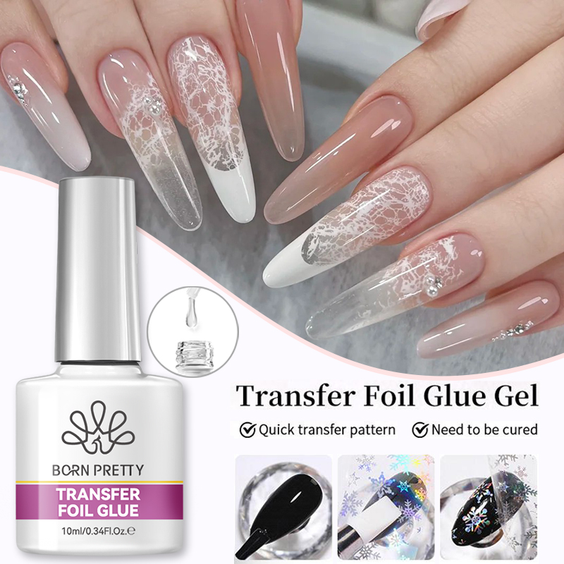 Nail Foil Transfer - BORN PRETTY Nagelfolie Lijm Gel 10ML