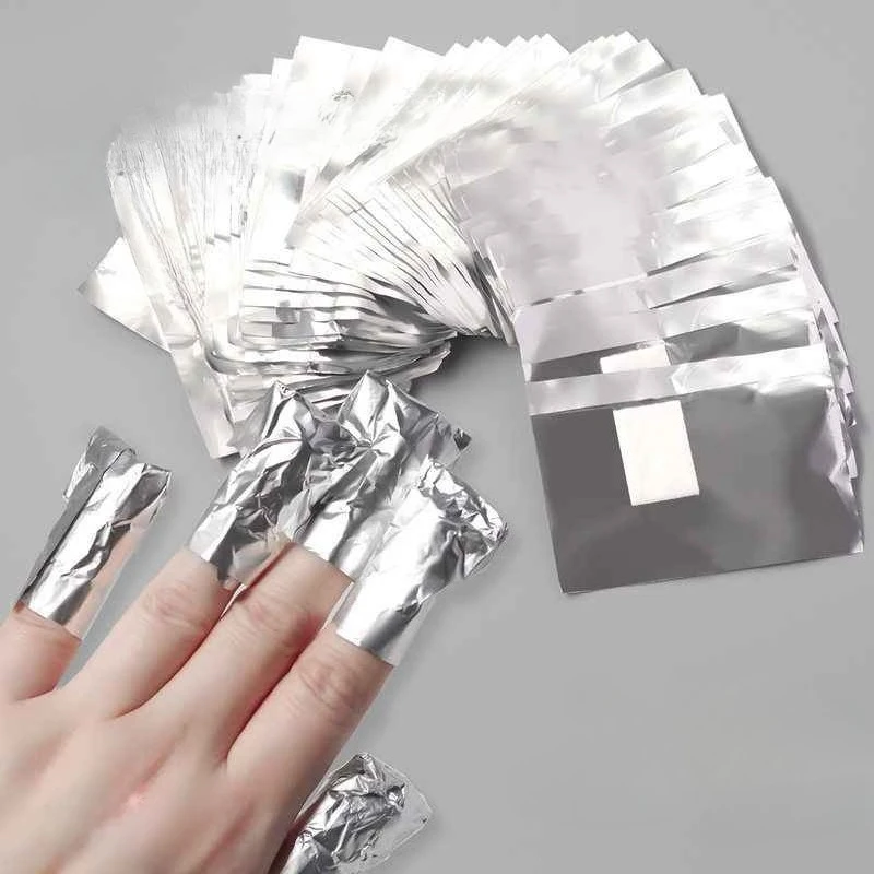 100 stuks remover aluminiumfol - Nail Foil Transfer recensie en prijs