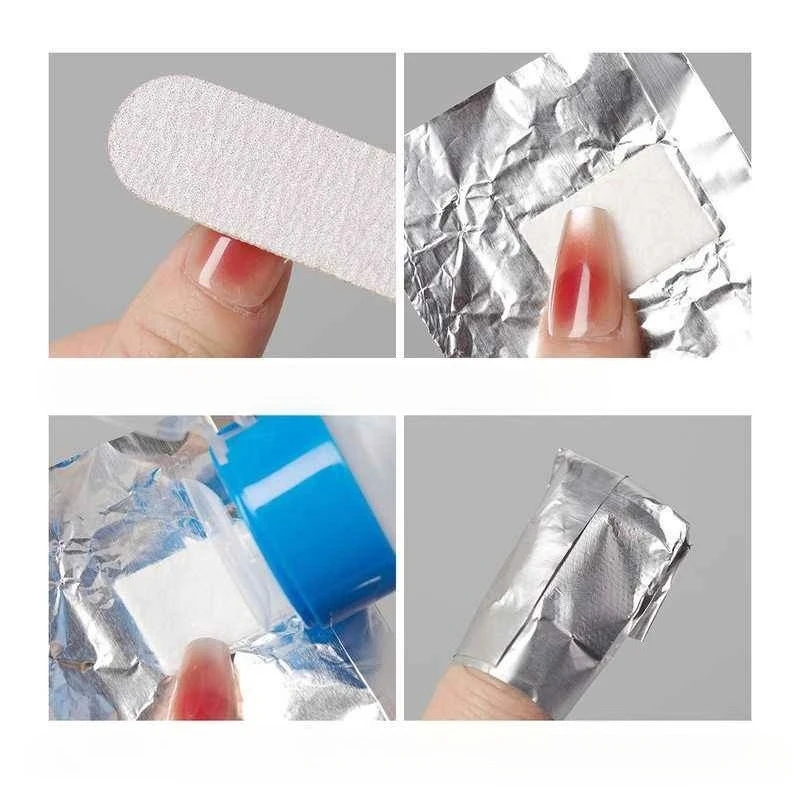 100 stuks remover aluminiumfol - Nail Foil Transfer recensie en prijs