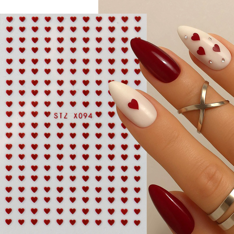 2 stks Mini Liefde Hart Nail A - Nail Art Valentines Day recensie en prijs