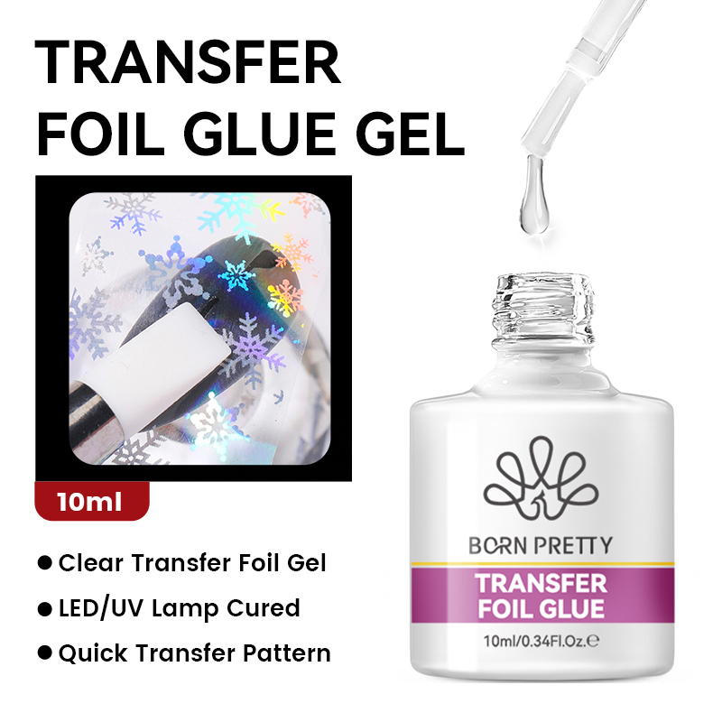 BORN PRETTY Nagelfolie Lijm Ge - Nail Foil Transfer recensie en prijs