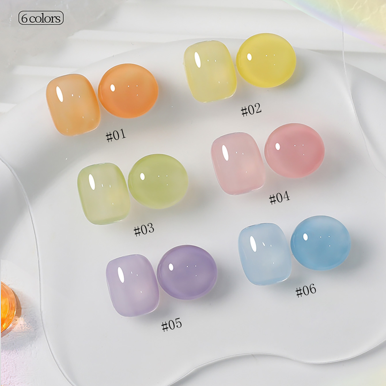 SHAKA 1-6pcs Romantische Macar - Nail Art Valentines Day recensie en prijs