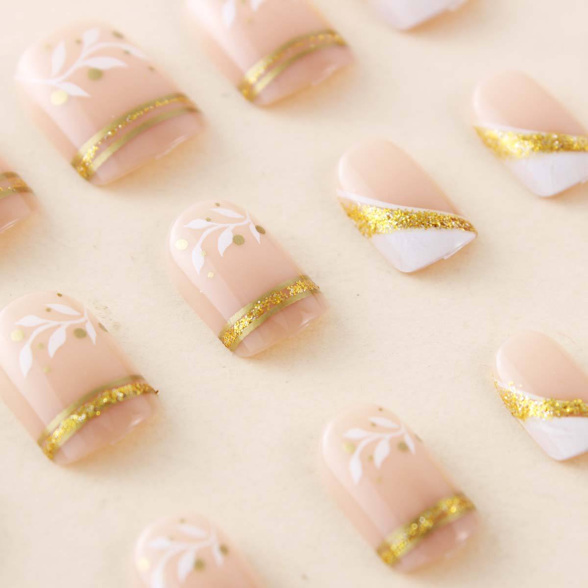 Naakte korte vierkante opdruk  - Nail Art Design recensie en prijs