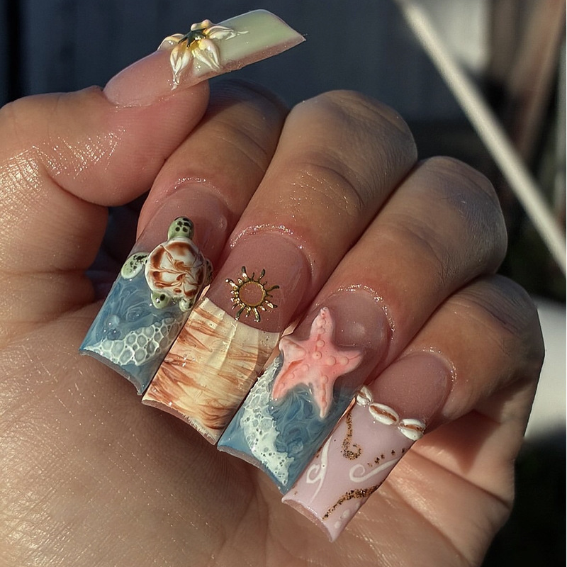 24 stuks zoete medium vierkant - Nail Art Design recensie en prijs