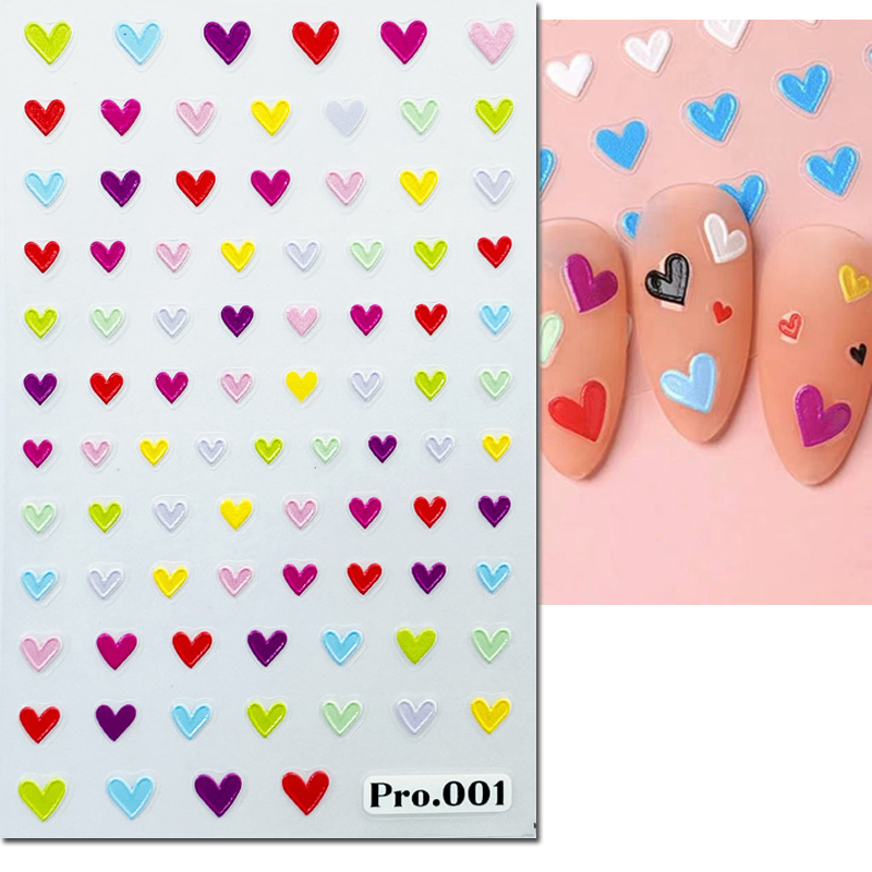 5d Reliëf Nail Art Stickers Va - Nail Art Valentines Day recensie en prijs