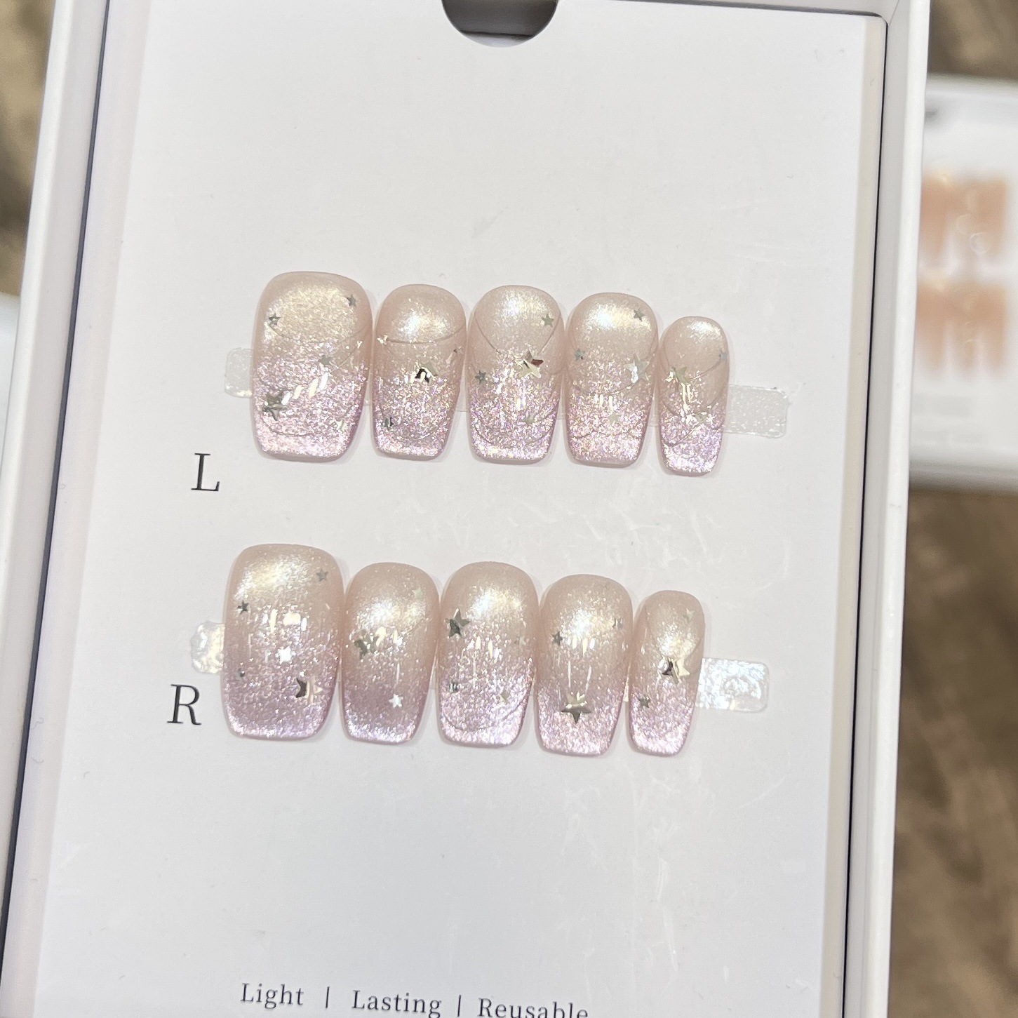 10 stuks Franse blauwe glanzen - Nail Art Glossy recensie en prijs