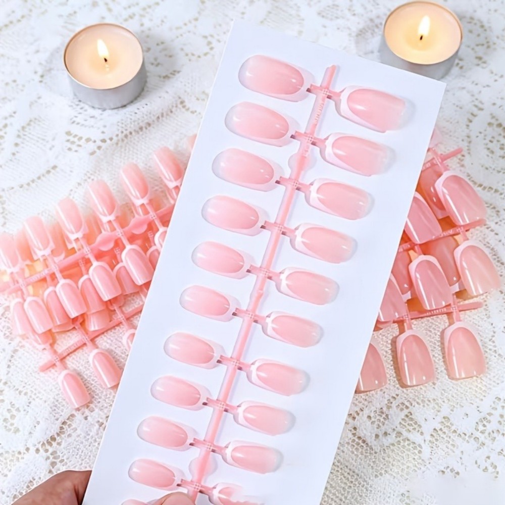 120 stuks korte vierkante Fran - Nail Art Glossy recensie en prijs