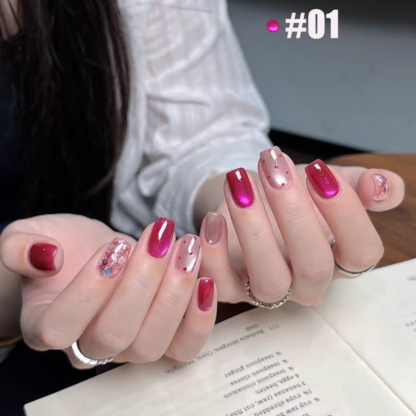 MIANEL Zomer 2026 Roze Tone Ca - Nail Art Cat Eye Pink recensie en prijs