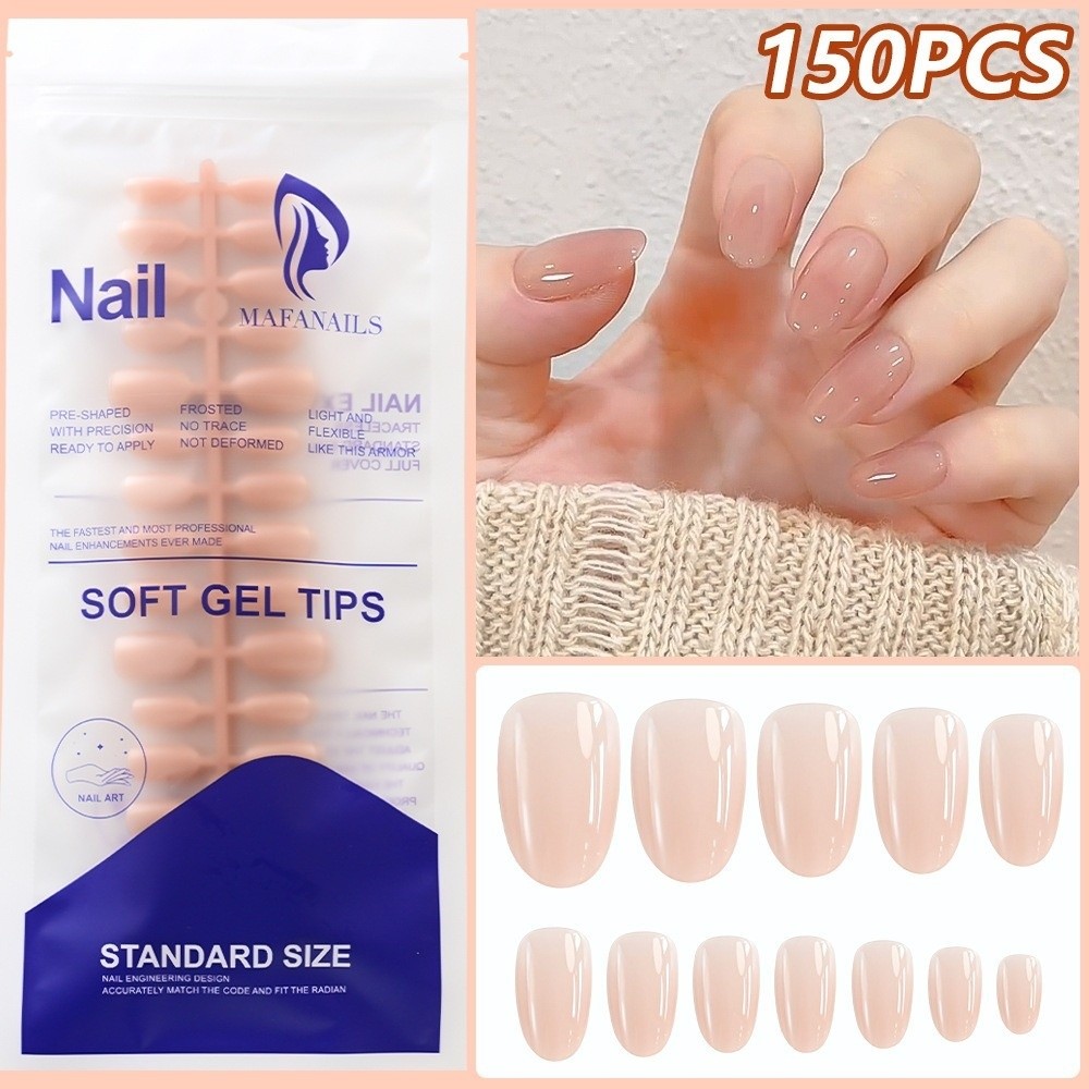 150 stuks mode glanzende afwer - Nail Art Natural recensie en prijs