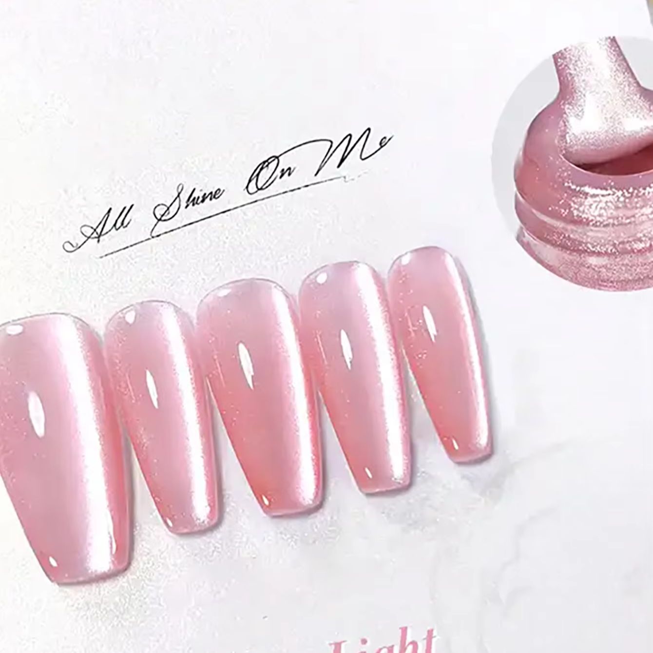 TC 1 stks zomer nieuwe roze pe - Nail Art Cat Eye Pink recensie en prijs