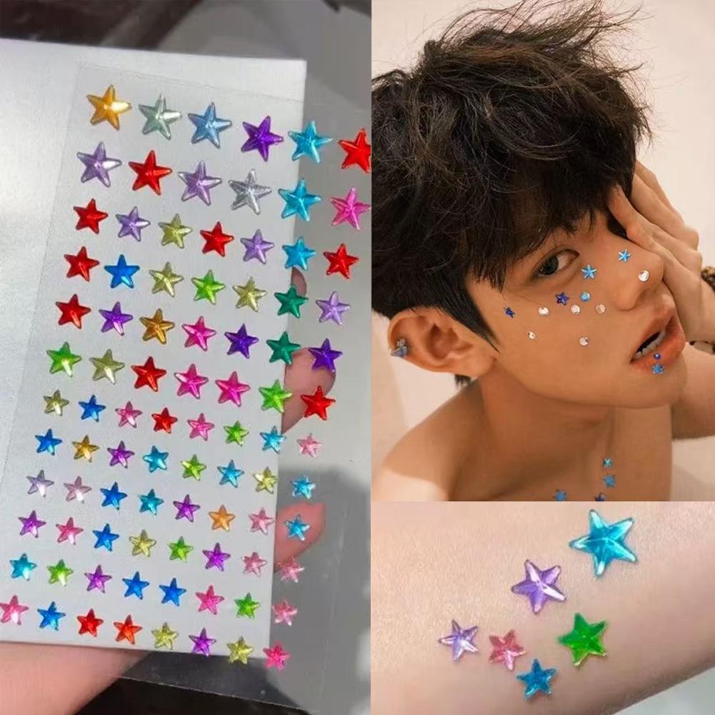 Zelfklevende gezichtssteentjes - Nail Art Design recensie en prijs