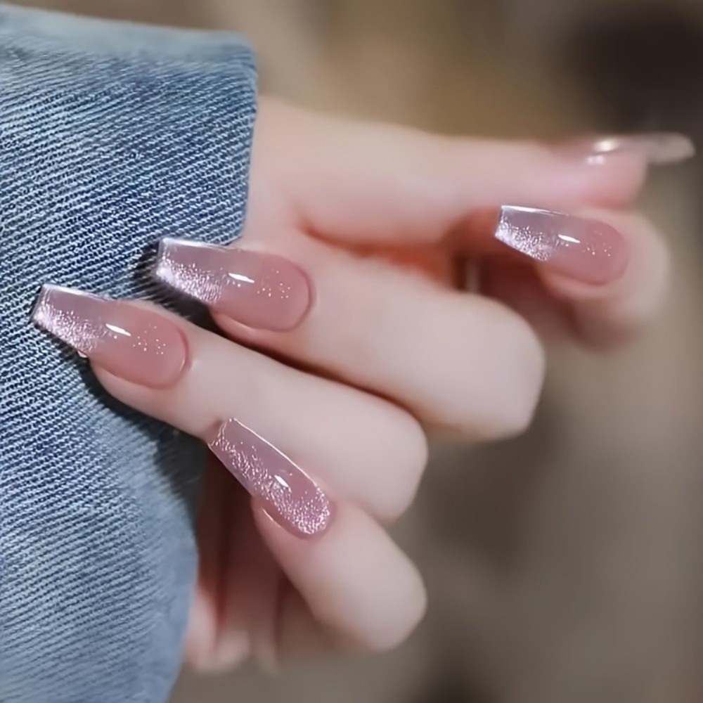 24 stuks sprankelende roze gli - Nail Art Design recensie en prijs