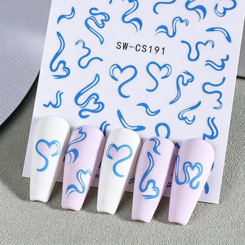 2 vellen zoete nail art sticke - Nail Art Valentines Day recensie en prijs