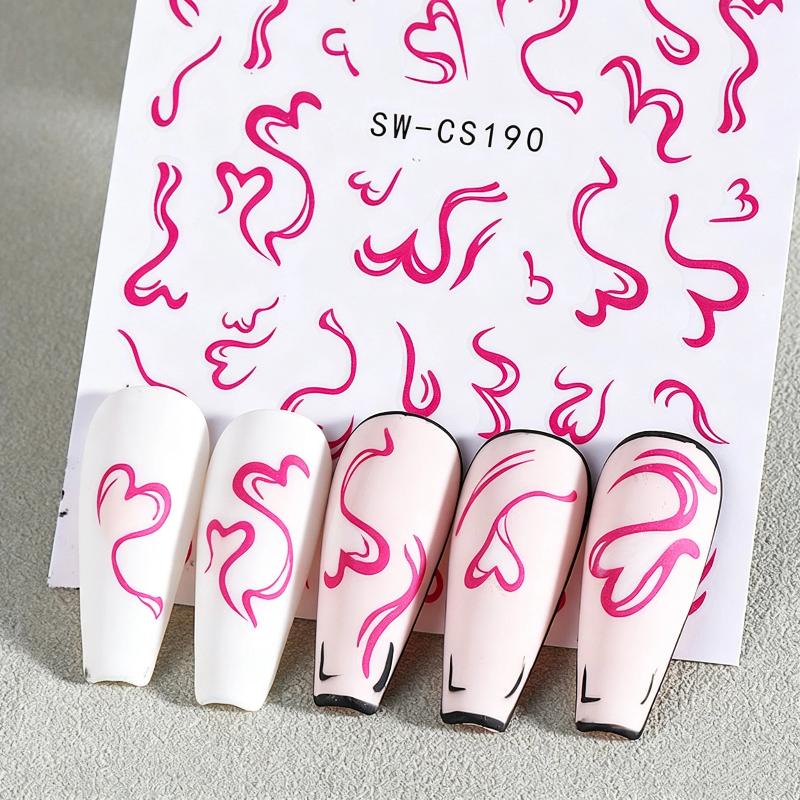 2 vellen zoete nail art sticke - Nail Art Valentines Day recensie en prijs