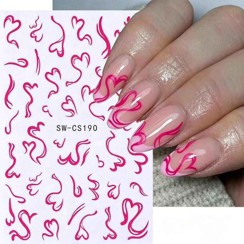 2 vellen zoete nail art sticke - Nail Art Valentines Day recensie en prijs