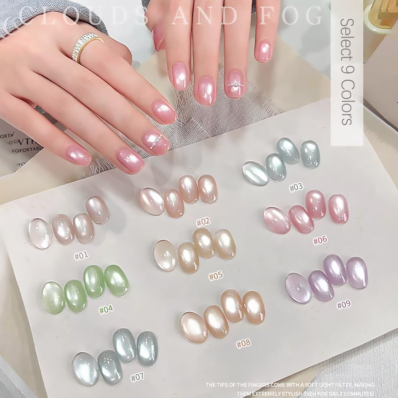 SHAKA 1 stuk Transparant Wolki - Nail Art Cat Eye Pink recensie en prijs